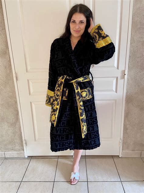 versace bathrobes canada|Versace bathrobe celebrity.